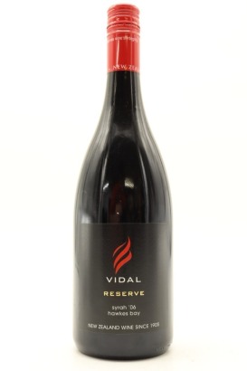 (1) 2006 Vidal Estate Reserve Syrah, Gimblett Gravels [BC97]