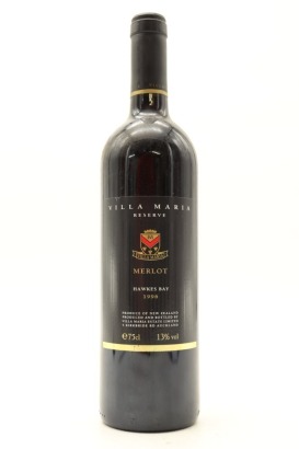 (1) 1996 Villa Maria Reserve Merlot, Hawke's Bay