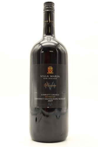 (1) 2009 Villa Maria Reserve Cabernet Sauvignon - Merlot, Gimblett Gravels, 1500ml