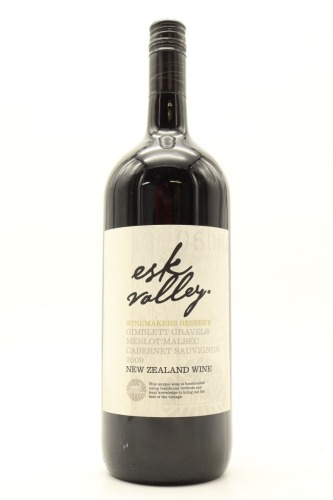 (1) 2009 Esk Valley Winemakers Reserve Merlot - Malbec - Cabernet, Gimblett Gravels, 1500ml