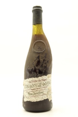 (1) Unknown Vintage Brotte Pere Anselme Chateauneuf-du-Pape La Fiole du Pape, Rhone, Circa 1970s