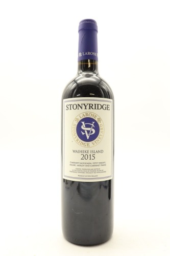 (1) 2015 Stonyridge Vineyard Larose, Waiheke Island