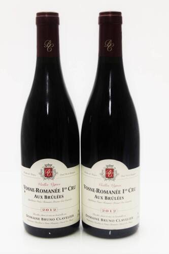 (2) 2012 Domaine Bruno Clavelier 'Aux Brulees' Vielles Vignes