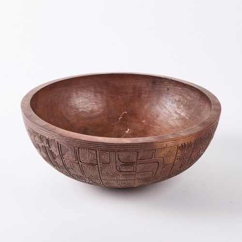 A Wood Carved Bowl, Marquesas Islands