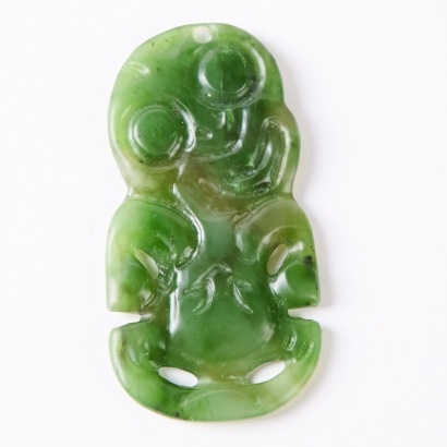 A Contemporary Pounamu Hei Tiki