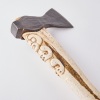 A Whalebone and Hand Forged Axe by Des Baker - 3