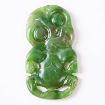 A Contemporary Pounamu Hei Tiki