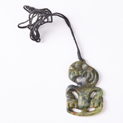 A Contemporary Pounamu Hei Tiki