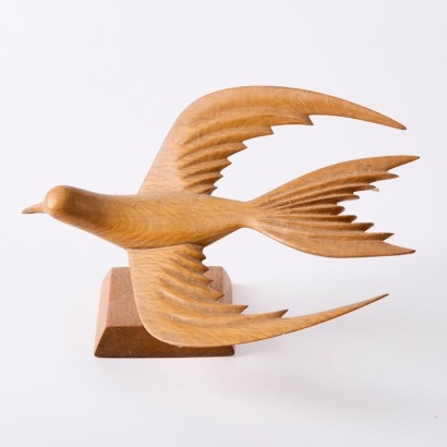 A Hand-Carved Bird, Pitcairn Islands