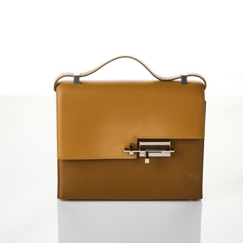 Hermès, Bicolour Sesame Beige de Weimar Epsom Leather Verrou 23