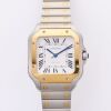 Stainless Steel / 18ct Yellow Gold, Cartier Santos De Cartier Automatic Wristwatch