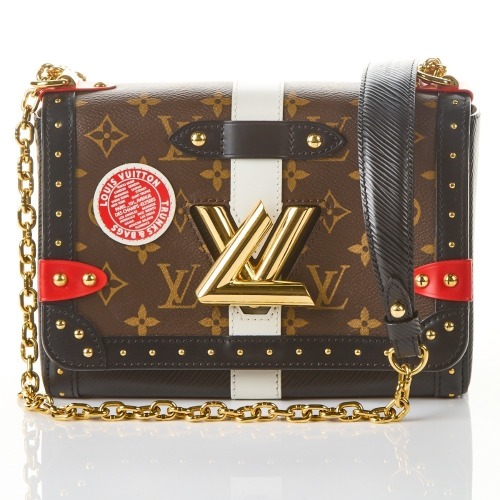 Louis Vuitton, Twist Lock MM Epi Monogram Trunks and Bags Crossbody Bag