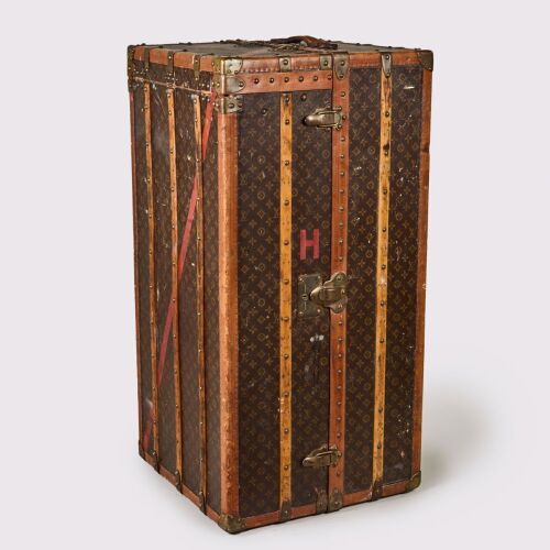 A Highly Collectible Louis Vuitton, Monogram Vintage Steamer Trunk 110, circa 1930's