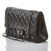 Chanel, Reissue 2.55 Black Quilted Double Flap 227 Bag with Box - 2