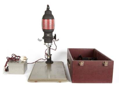 A Vintage German Gnome Photographic Enlarger in Case