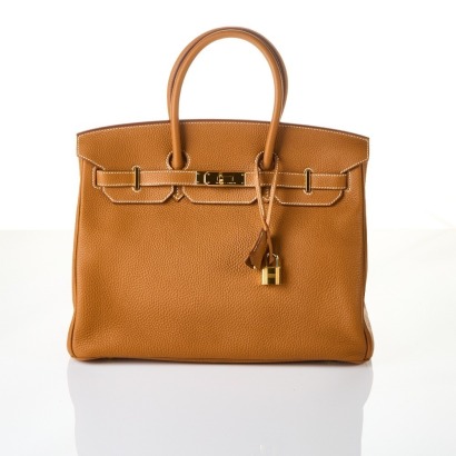 Hermès, Gold Togo Leather Birkin 35