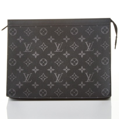 Louis Vuitton, Pochette Voyage Monogram Eclipse MM with Box