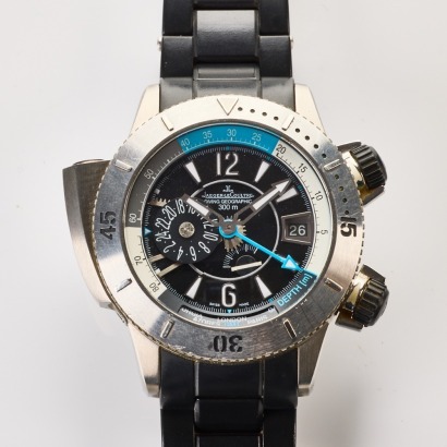 Titanium, 46mm Jaeger-LeCoultre Master Compressor Diving Pro Geographic Automatic Wristwatch