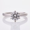 Platinum, Modern, 1.00ct Diamond Solitaire Ring