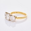 18ct Yellow / White Gold, 3.67ct Three Stone Diamond Ring - 2