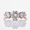 18ct Yellow Gold, 2.10ct Three Stone Diamond Ring