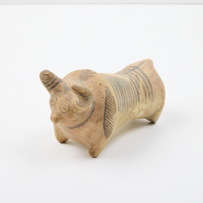 A Large Bronze Age Bull Figure, Harappa Culture, Indus Valley