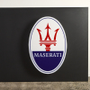 An Illuminated Maserati Dealer Sign on Board - 2