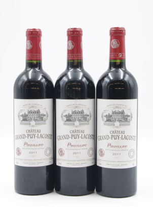 (3) 2011 Chateau Grand-Puy-Lacoste, Pauillac