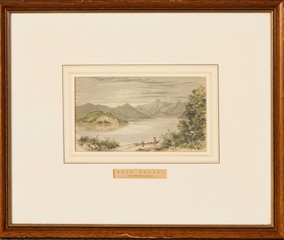 C.D. BARRAUS Rotokahi Lithograph