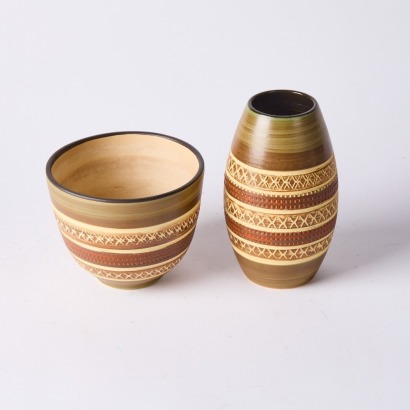 A Set of Mid-Century German Pots