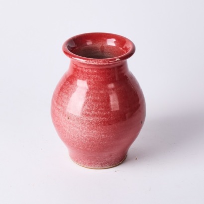 A Peter Stichbury Copper Red Vase