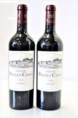 (2) 2009 Chateau Pontet Canet