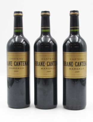 (3) 2009 Chateau Brane-Cantenac, Margaux [RP95]