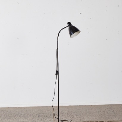A Mid Century Style Floor Standing Gooseneck Lamp