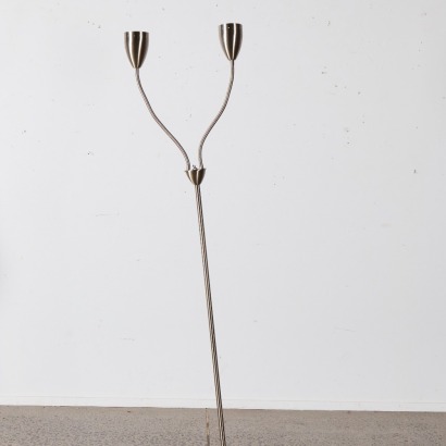 A Double Head Floor Lamp