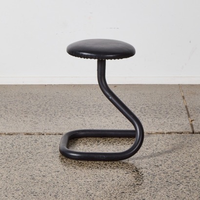 A Small Vinyl Top Stool