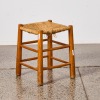 A Single French Rush Stool - 2