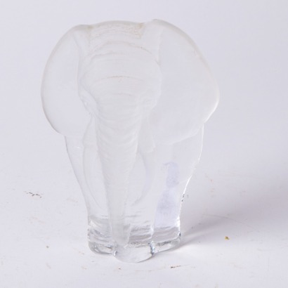 A Crystal Elephant by Mats Jonasson Sweden