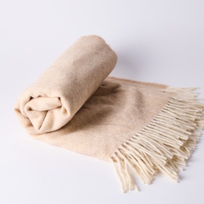 A Creswick 'Luxurious' Wool Throw, Made in Australia