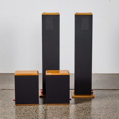 A Pair of Boland Acoustics Floor Standing Speakers with Subwoofers