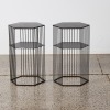 A Pair Of Boconcepts Geometric Bedside Tables