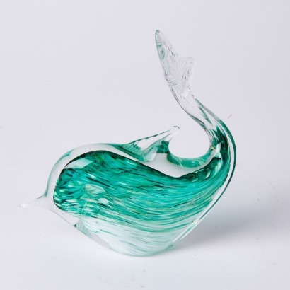 A Hokitika Glass Dolphin
