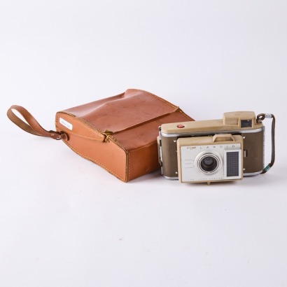 A Collectable Polaroid Model J33 Land Camera with Case