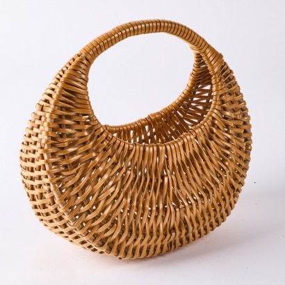 A Vintage Cane Banana Basket