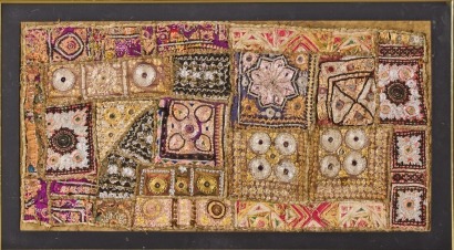 A Framed Embroidered Section