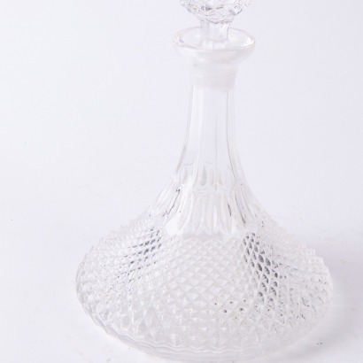 A Crystal Pineapple Cut Decanter
