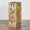 A Large Decorative Concrete Pillar with Floral Motif - 2