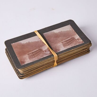 A Collection of Rayners Stereoscopic View Cards