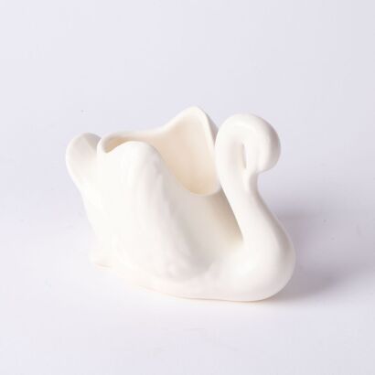 A Medium Studio Ceramic Swan