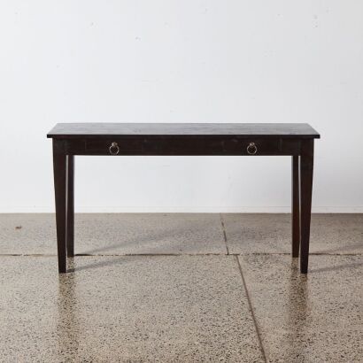 A Black Console Table